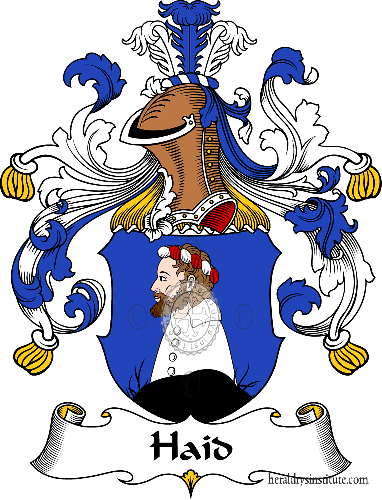 Coat of arms of family Haid   ref: 30718