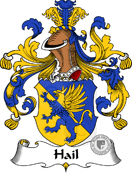 Wappen der Familie Hail   ref: 30719