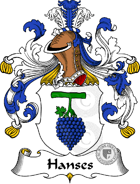 Escudo de la familia Hanses   ref: 30735
