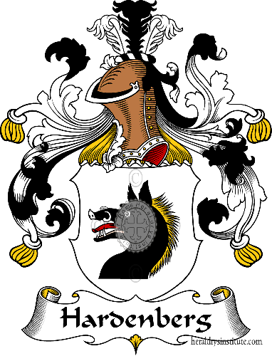 Coat of arms of family Hardenberg   ref: 30738