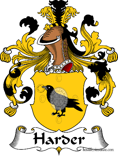 Coat of arms of family Harder   ref: 30739