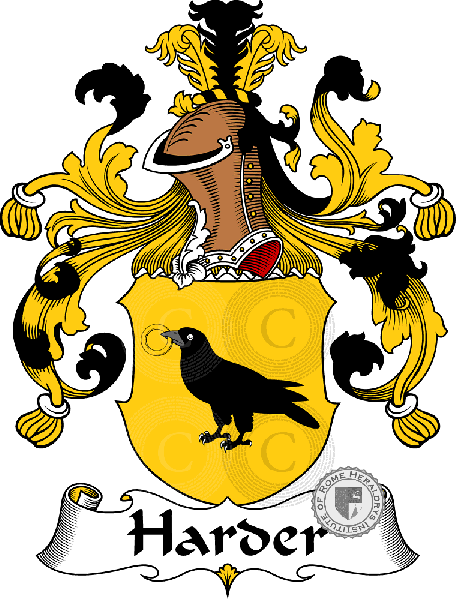 Coat of arms of family Harder