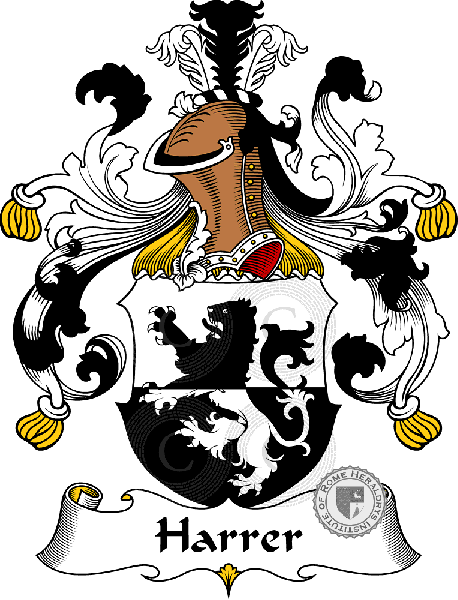 Wappen der Familie Harrer   ref: 30749