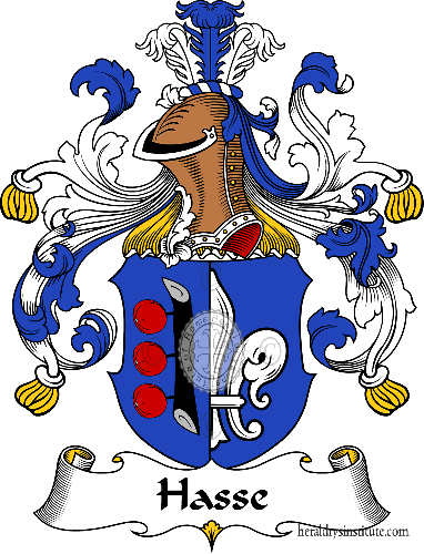 Coat of arms of family Hasse