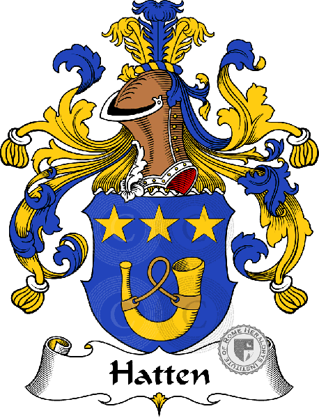 Wappen der Familie Hatten   ref: 30763