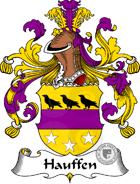 Wappen der Familie Hauffen   ref: 30767