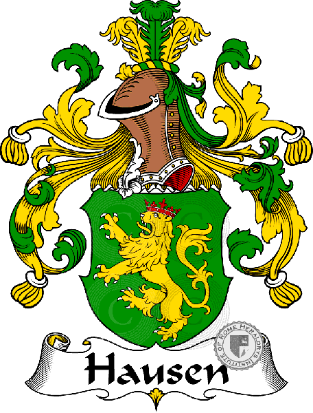 Coat of arms of family Hausen   ref: 30774