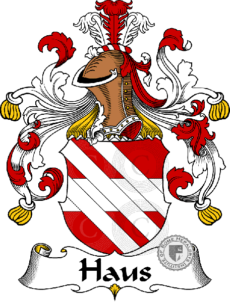 Wappen der Familie Haus   ref: 30778