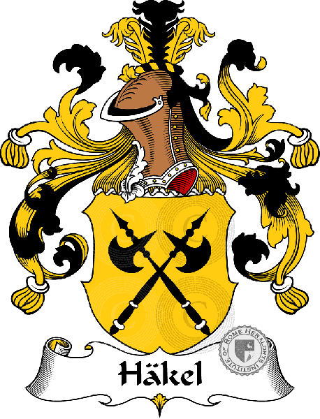 Wappen der Familie Häkel   ref: 30779