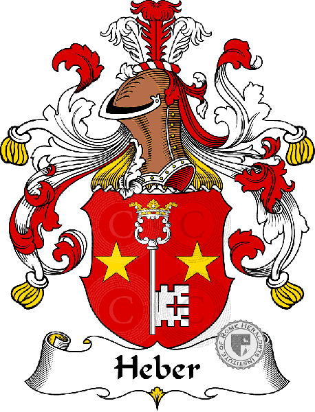 Wappen der Familie Heber   ref: 30795