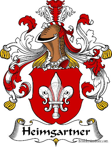 Coat of arms of family Heimgartner   ref: 30815