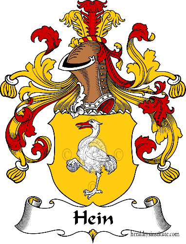 Coat of arms of family Hein   ref: 30823