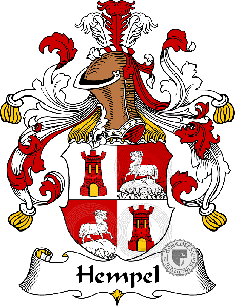 Wappen der Familie Hempel   ref: 30834