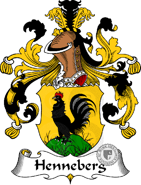 Coat of arms of family Henneberg   ref: 30838