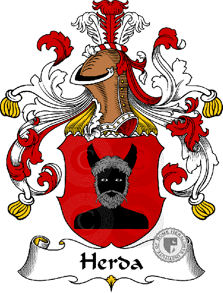Coat of arms of family Herda   ref: 30848
