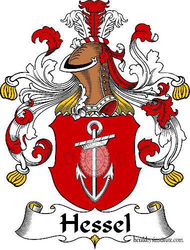 Wappen der Familie Hessel   ref: 30863