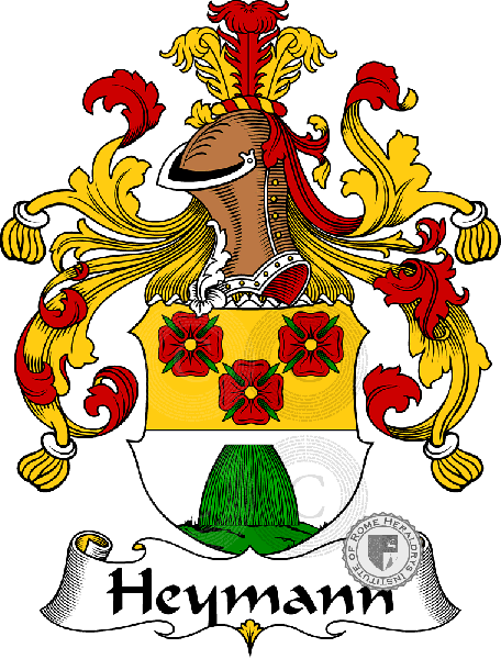 Wappen der Familie Heymann   ref: 30880