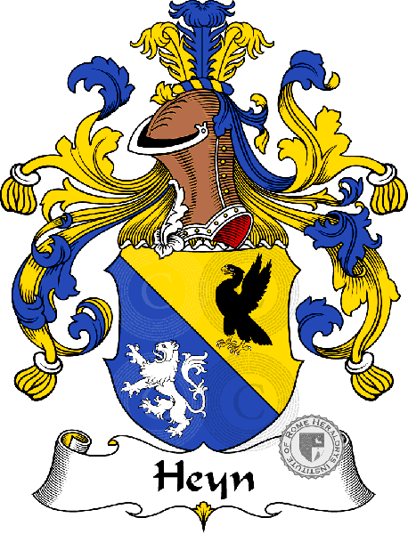 Coat of arms of family Heyn   ref: 30881