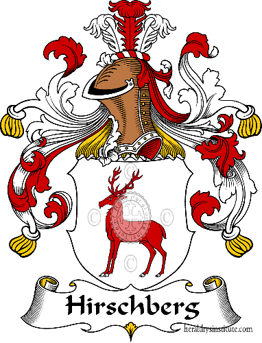 Coat of arms of family Hirschberg   ref: 30893