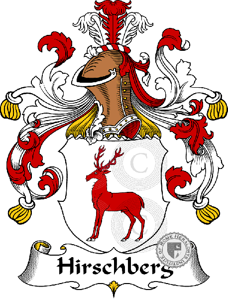 Wappen der Familie Hirschberg   ref: 30893