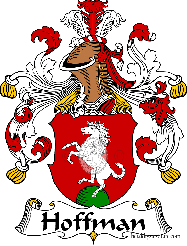 Wappen der Familie Hoffman   ref: 30910