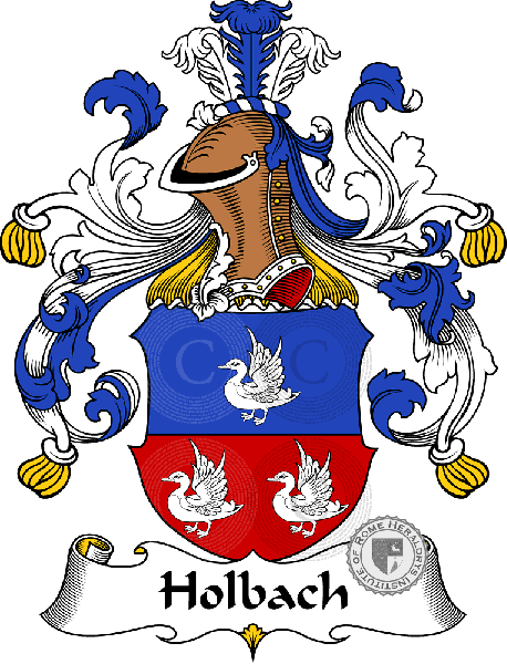 Escudo de la familia Holbach   ref: 30919