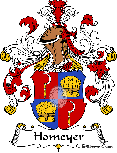 Wappen der Familie Homeyer   ref: 30927