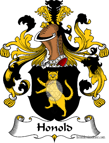 Wappen der Familie Honold   ref: 30928