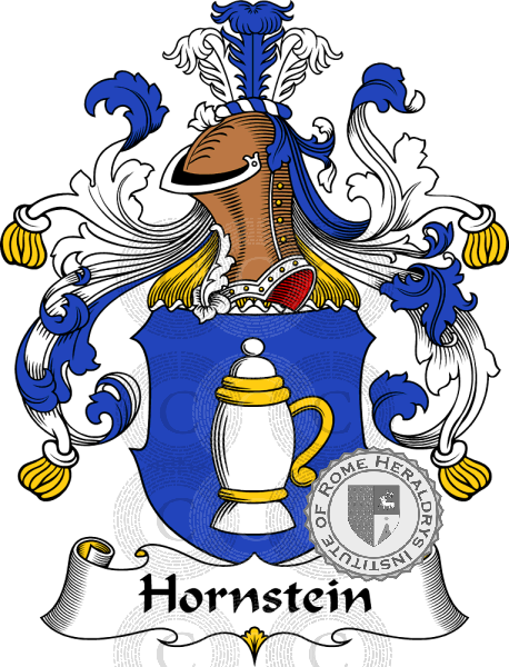 Coat of arms of family Hornstein   ref: 30936