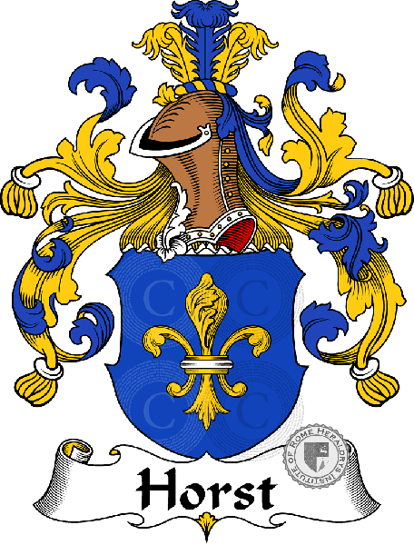 Coat of arms of family Horst   ref: 30939