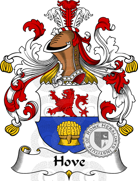 Wappen der Familie Hove