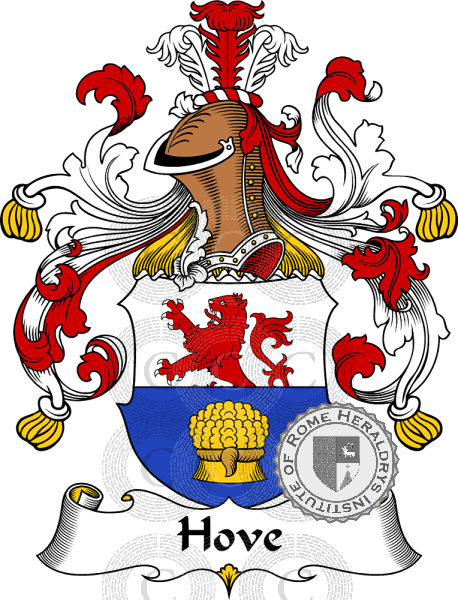 Escudo de la familia Hove