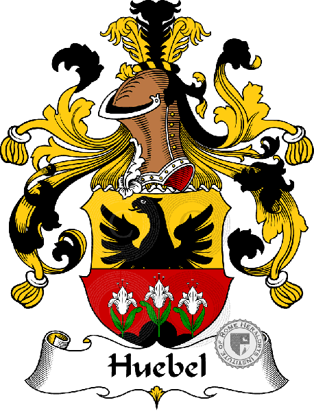 Wappen der Familie Huebel   ref: 30946
