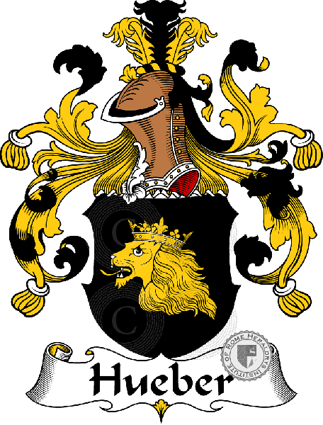 Coat of arms of family Hüeber