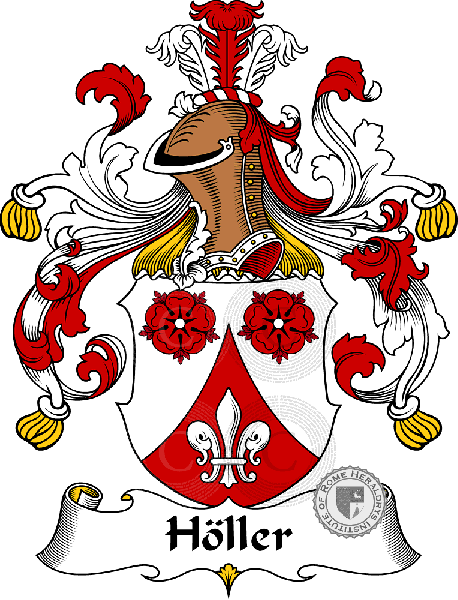 Coat of arms of family Höller   ref: 30958