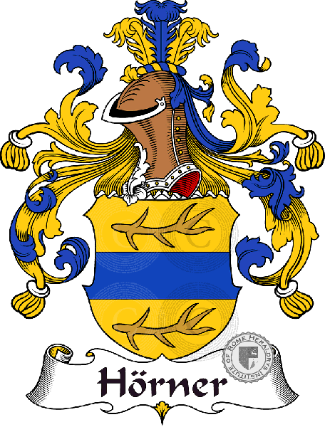 Coat of arms of family Hörner   ref: 30961