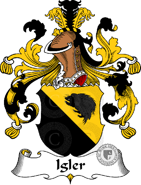 Coat of arms of family Igler   ref: 30969