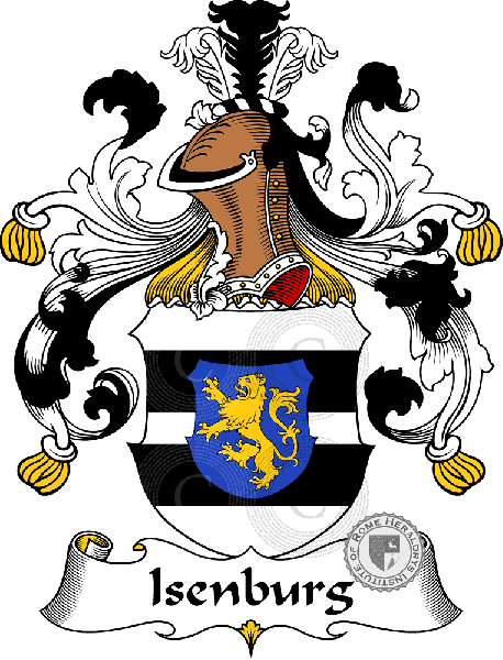 Coat of arms of family Isenburg   ref: 30973