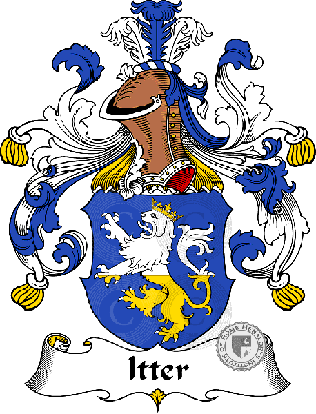 Wappen der Familie Itter   ref: 30975