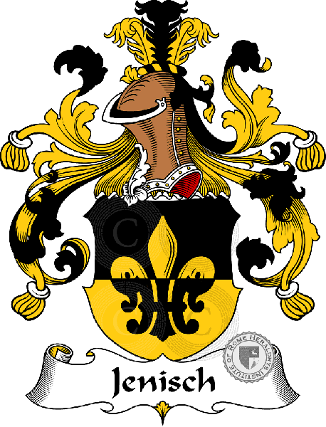 Wappen der Familie Jenisch   ref: 30982