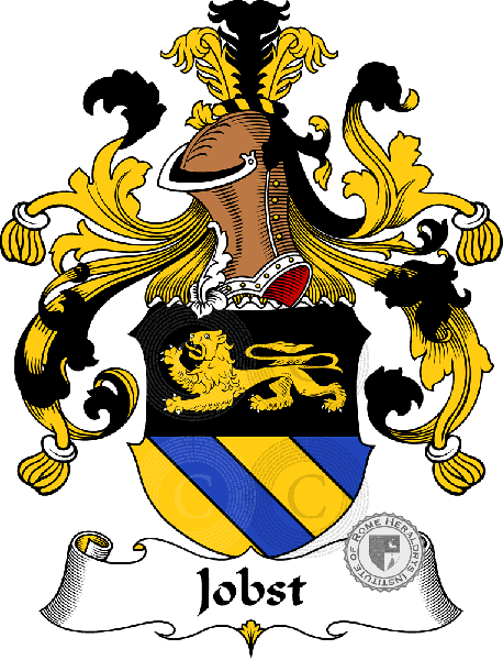 Coat of arms of family Jobst   ref: 30986