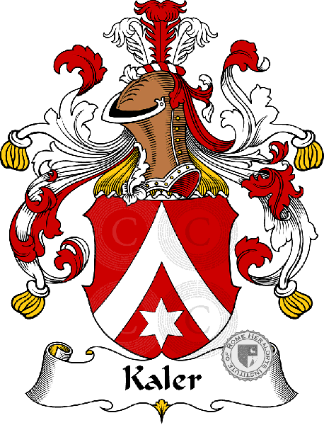 Coat of arms of family Kaler   ref: 31004