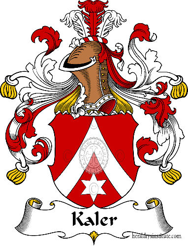 Coat of arms of family Kaler