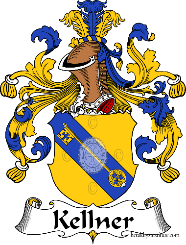 Coat of arms of family Kellner   ref: 31037