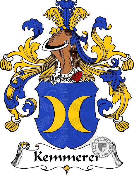 Coat of arms of family Kemmerer   ref: 31038