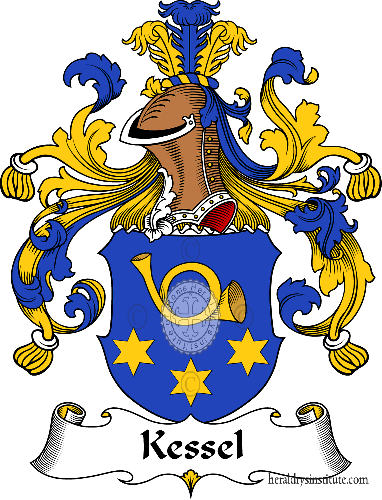 Coat of arms of family Kessel   ref: 31051