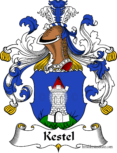 Coat of arms of family Kestel   ref: 31054