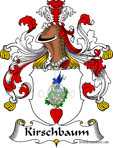 Coat of arms of family Kirschbaum   ref: 31072