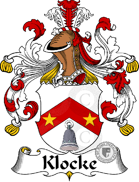 Wappen der Familie Klocke   ref: 31086