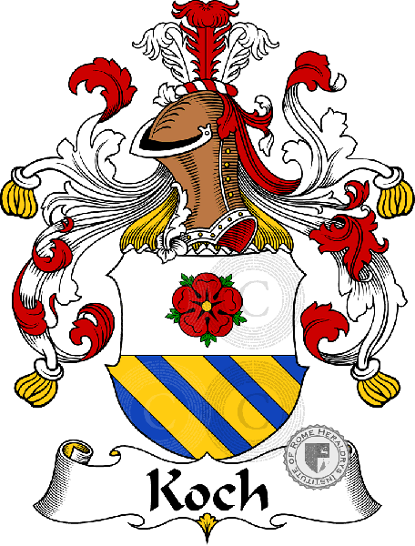 Coat of arms of family Koch   ref: 31103